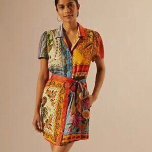 FARM Rio by Anthropologie Mini Shirtdress